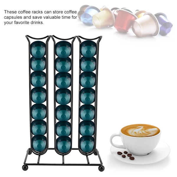 Kaffepodshållare för 42 Kapslar, Stativ för Nespresso