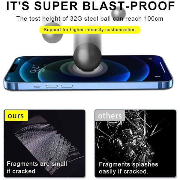 3 kpl Karkaistu lasi iPhone 11 Pro Max Näytönsuoja Läpinäkyvä