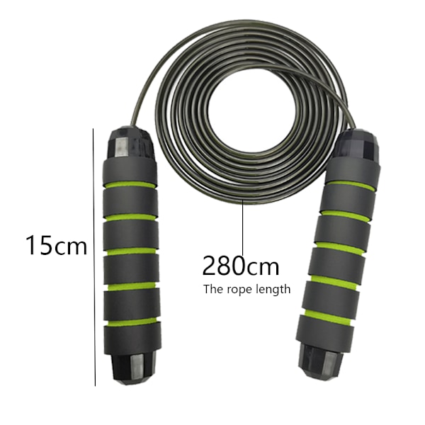 Hoppestang, wirehoppestang, justerbar - for hurtighetsspringing