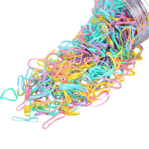 Elastiska hårgummisnoddar, 500 st minihårgummisnoddar utan skador, små, små hästsvansband, stretchiga gummisnoddar för flickor, kvinnor, flätor