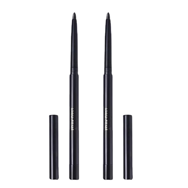 Långvarig Eyelinerpenna, Mjuk & Bländbar Makeup, Smudge-resistent Penna Eyeliner Svart & Djupbrun