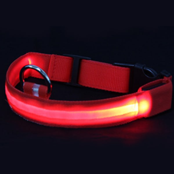 LED-koiranpanta USB-latauksella – Kirkas ja erittäin näkyvä valaistu panta lemmikkieläinten yökävelyihin