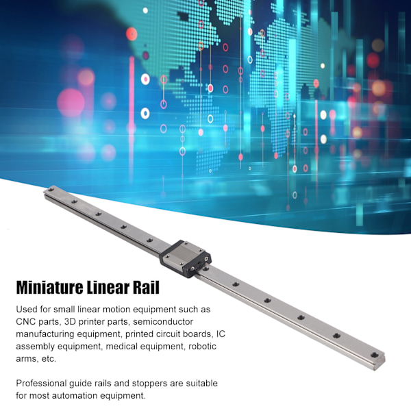 MGN15 Lineær Guide Kerne Industrielt Automatisering Udstyr Lineær Bevægelse Glidebaner 450mm