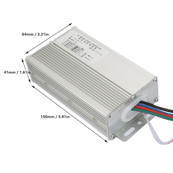 PWM Digital Display DC Børsteløs Motor Hastighedsregulator 12~60V Motorhastighedsregulator 80A