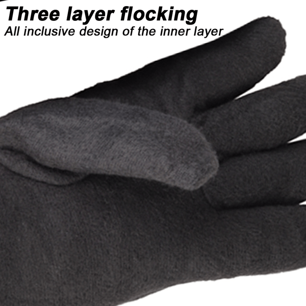 Thick Warm Velvet Motorcycle Gloves, Waterproof, Non-slip, Windproof with Touchscreen and Cotton for Skiing[TT] Shape1