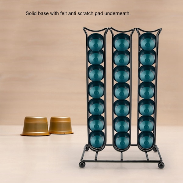 Kaffepodshållare för 42 Kapslar, Stativ för Nespresso