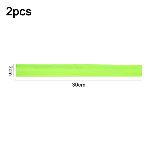 2 st Reflexiva Armband för Vuxna och Barn, Löpning och Cykling på Natten