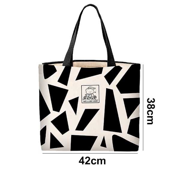 Tote Bag for Kvinner, Gjenbrukbare Handleposer, til Julegaver, Shopping & Strand