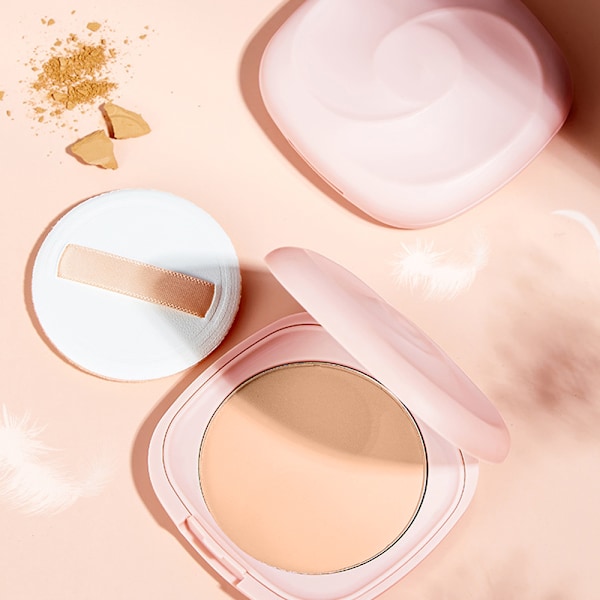 Makeup Palette Puder, Lätt & Transparent Täckning Vattentät Talkfri Ansikte