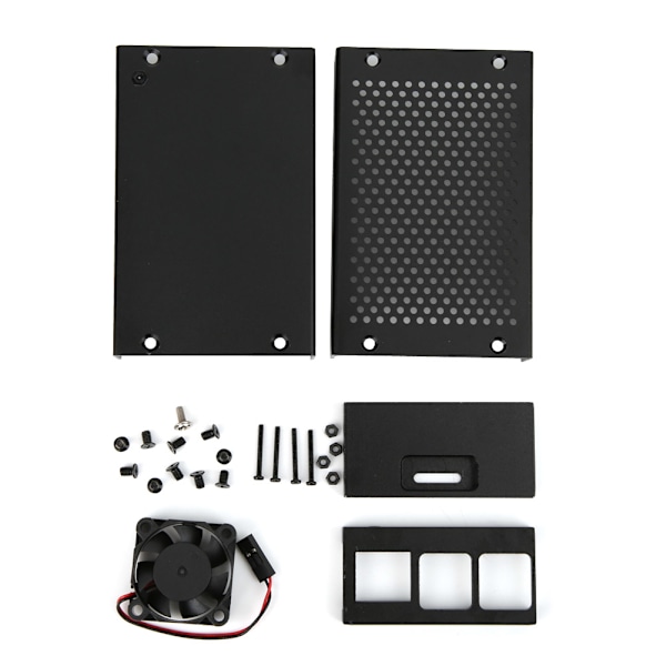 Aluminium Legering Kabinet Anti-Korrosion Rust-Resistent Beskyttelsesskal Passer til Raspberry Pi 4