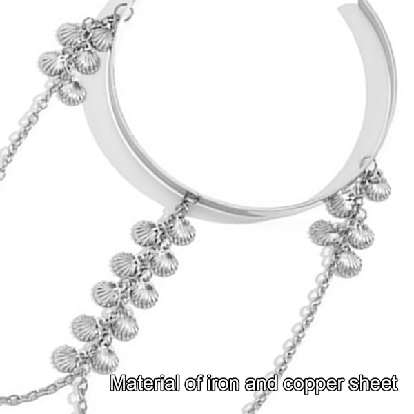 Arm Cuff Smycken för Kvinnor, Övre Arm Cuff Smycken Arm Band Smycken Tassel Arm Kedja Armband Justerbar