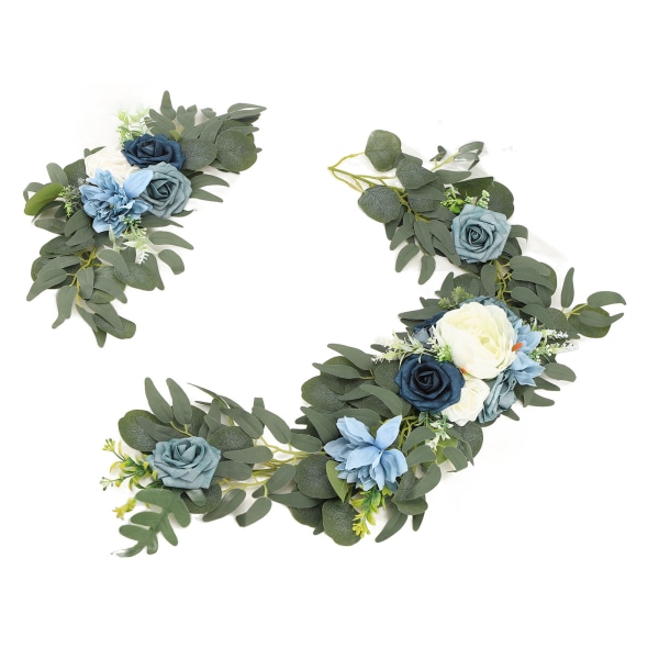 Faux Flower Swag Set Artificiell Blomma Arch Dekor Bröllop