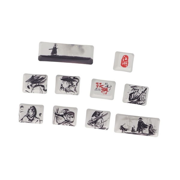 Keycap Sublimeringsprocess Fint Hantverk Klar Mönster DIY Produktion Tangentbord Tangentbord