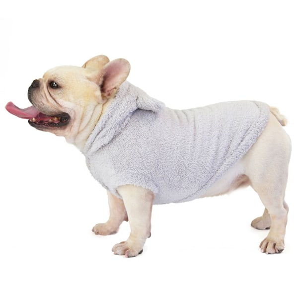 Vinter Varma Små Hund Pyjamas Rockar för Valp, Söta Kanin Design Husdjur PJS Overall, Mjuk Fleece Hoodie Kläder