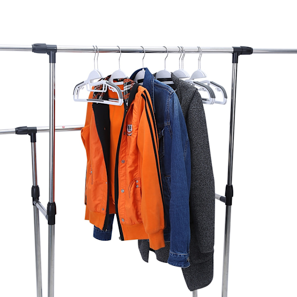 40 stk./pakke Anti-slip Tøjhængere Multifunktionel Garderobe Tøj Tørring Hængere Pladsbesparende