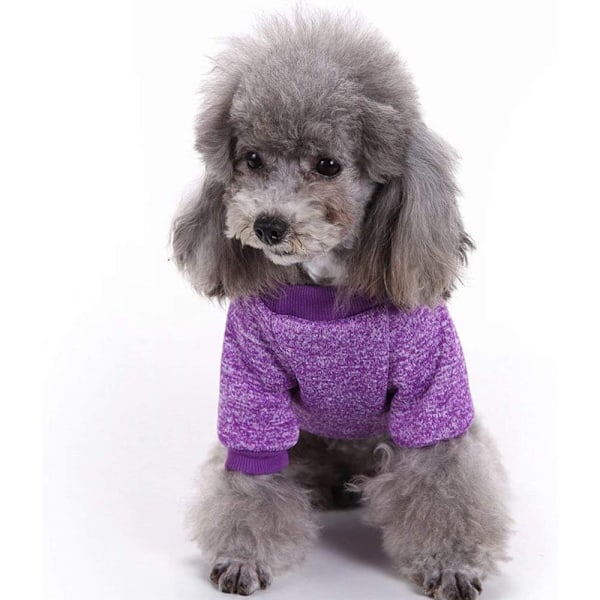 Hundebeklædning varm tobenet hundeartikler tøj hund efterår vinter sweater
