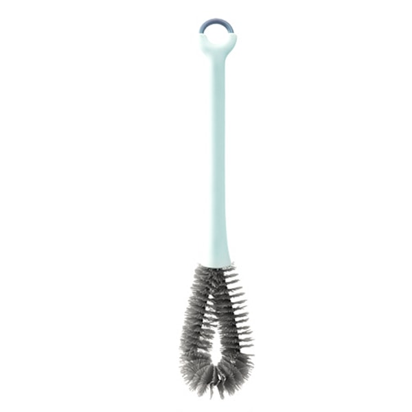 Långskaftad Nylonflaskkvast, 360 Grader Flexibel Flaskrengörare Glasrengörare (2-pack)