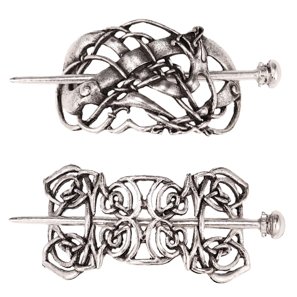 Silver hårklämma, Kreativ Hårklämma Minimalistisk Hårklämma Damhårklämma, Skiva Hårtillbehör Hårklämma