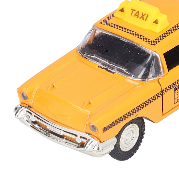1:32 Skalmodell Taxi - Leksaksbil i Metall med Ljud och Ljus - Födelsedagspresent Dekoration