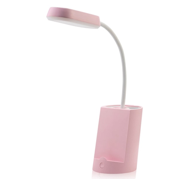 Lärande bordslampa uppladdningsbar LED med pennhållarfäste