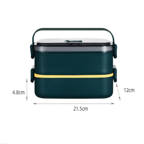 BPA-Free Single-Layer Bento Box for Kids, 1400 Milliliters, Leak-Proof, Layer-Sealed Design, Nutritional Customization, Dishwasher Safe, Drop-Resistant