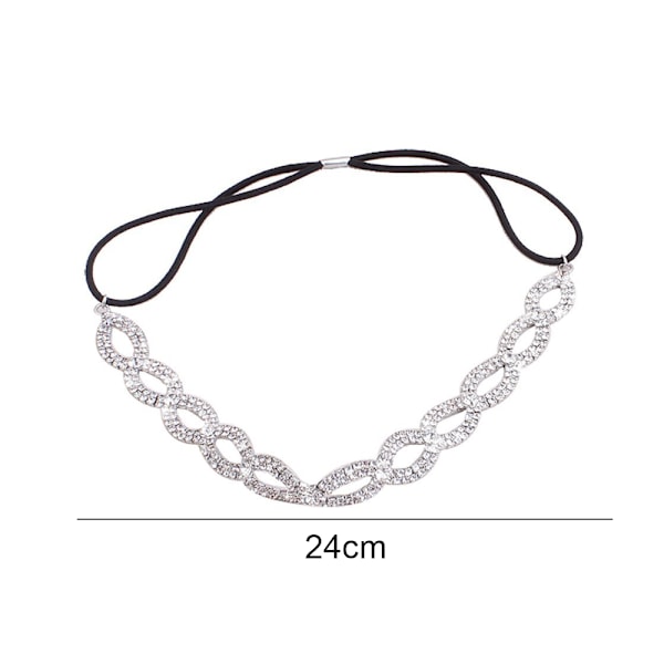 Mote Rhinestone Hodebånd Krone For Første Kommunion, Bryllup, Pageant