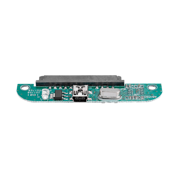 2,5 tum SATA SSD Extern Hårdiskkåpa USB 2.0 (Grön)
