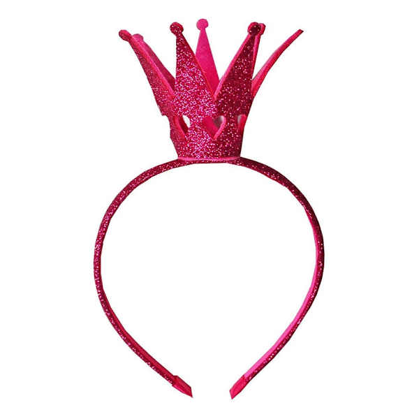 Fairy Girls Skinnende Krone Hårbånd Prinsesse Pige Krone Hårbånd til Små Piger Kvinder Fødselsdag Bryllup Kostume Fest Hårtilbehør