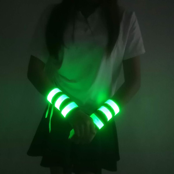 Armbånd Slap Bracelets Håndledsband Blinkende Sportspakke af Glow Party Tilbehør til Liv, Festivaler Løbende Fester Natlige Begivenheder