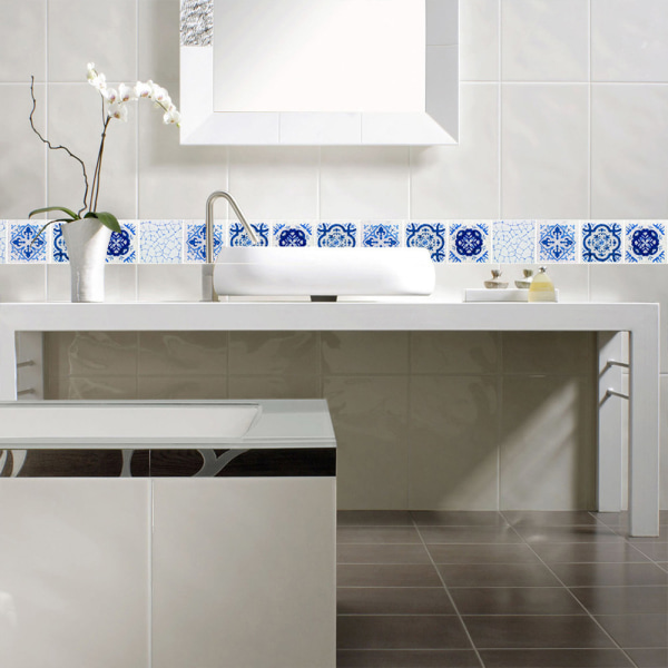 18 st mosaik kakel överföring klistermärken badrum kök DIY