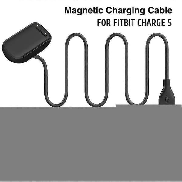 Ladekabel for Fitbit Charge 5 Erstatnings USB-ladekabel Tilbehør