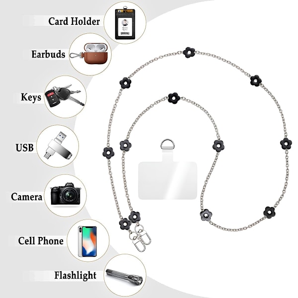 Package content: 1 x mobile phone chain pendant style1