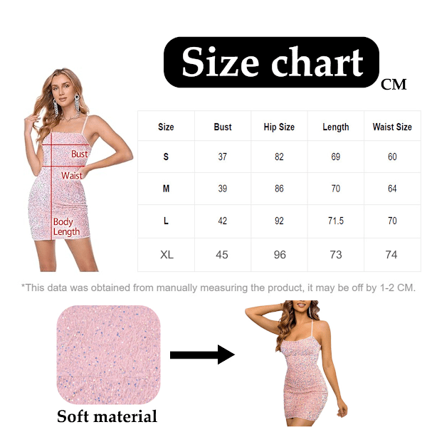 Kvinners Glitrende Sekvens Ryggløs Snøring Mini Kjole Skinnende Spaghettistropper Halter Bodycon Fest Klubb Kveldskjole