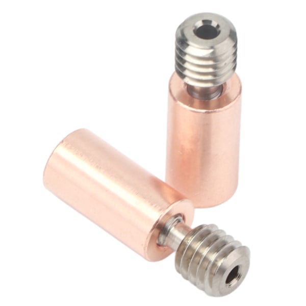 5 st Bimetal Heat Break Ti Legering Koppar Heatbreak Ersättning för Prusa I3 MK3 MK3S 3D-skrivare Slät