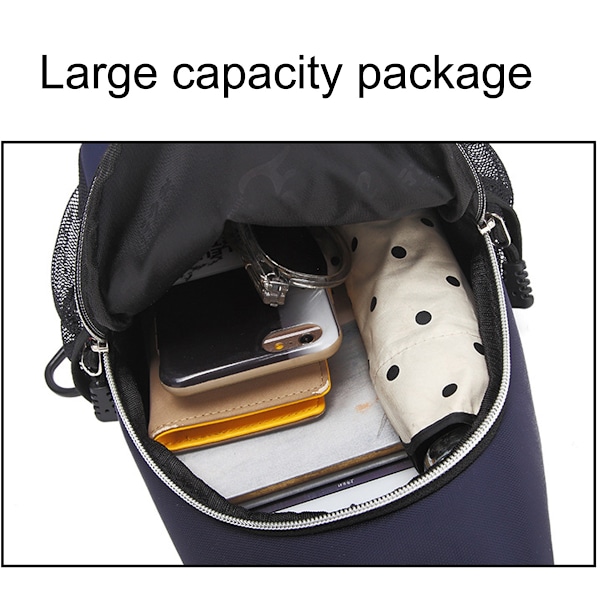 Slingryggsäck, Multifunktionell Crossbody Axelväska Resa Vandring Dagryggsäck, Liten Vandring Dagryggsäck Utomhus Casual Sportväska