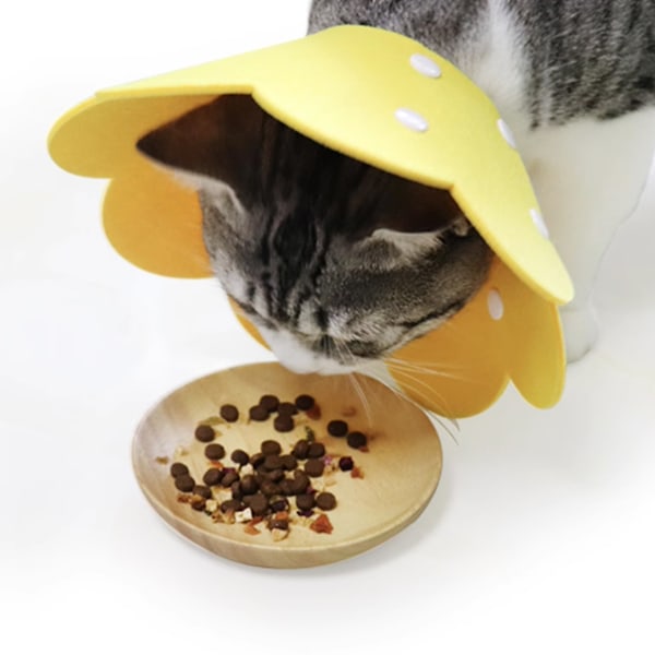 Katt återhämtningskrage - Söta blommiga nackkatter kottar efter operation, justerbar katt e-krage, kirurgisk återhämtning Elizabethan kragar
