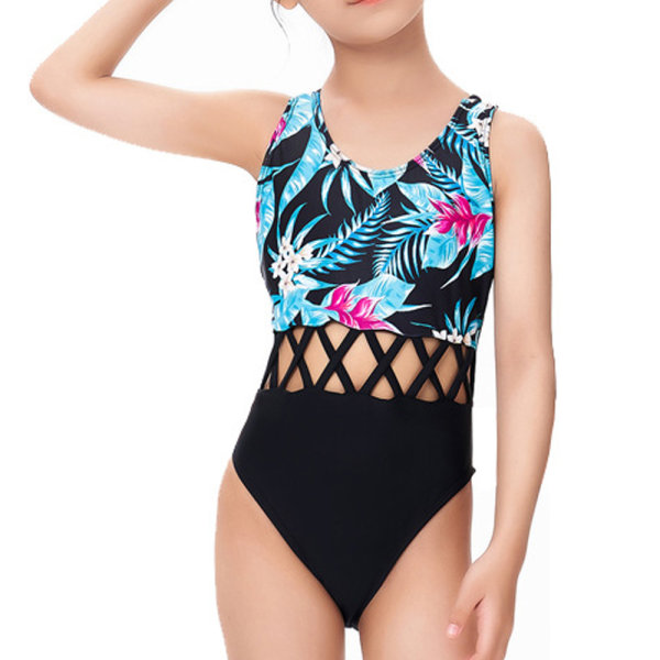 Girls' Beach Sport Halter One Piece Baddräkt, bikini sexig