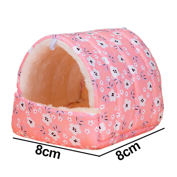 Varmt Bed Hus Bomullsreir for Hamster Rotte Gerbil Piggsvin