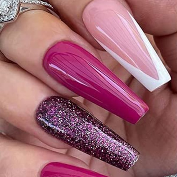 Sable Akryl Nagelkonstborste Röd Träpenna Nagelborste för Nagelkonst Manikyrverktyg presenter till kvinnor (10#)