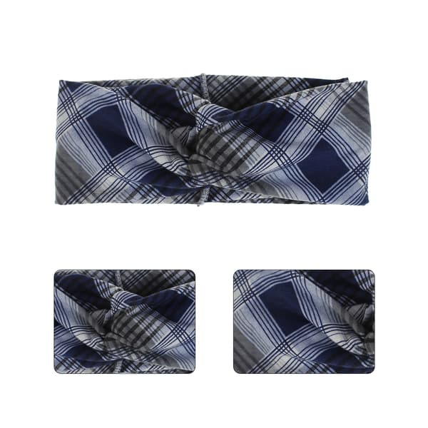 Boho pannebånd brede knyttede hårbånd stretch turban pannebånd