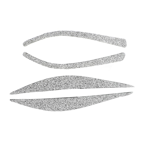 4 stk Rhinestone Bilfrontlys Øyenbryn Øyelokk Dekk Klistremerke Bakspeil Stripe Erstatning for 3-serie F30