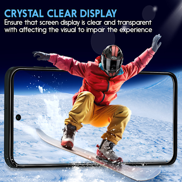 2-Pack Motorola G55 Skärmskydd - Härdat Glas 9H - Super kvalitet 3D