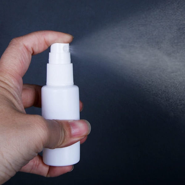 Sprayflaska, transparent luftdimma plast mini reseflaska set, liten påfyllningsbar vätskebehållare