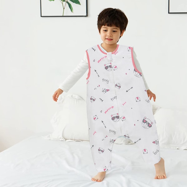 Sleeveless sovepose for baby, tynn sovepose for barn om sommeren