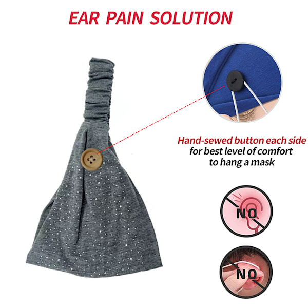 Knapphuvudband Bred Stretchy Daglig Användning Knuten Huvudbonad Sport Atletisk Yoga Gym Rhinestone Kristall Hårtillbehör