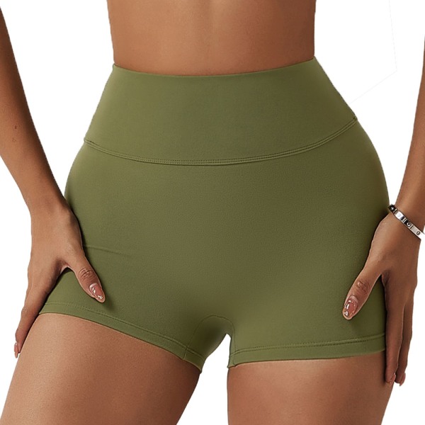 Women's tight shorts Yoga Fold Gym workout high waist shorts