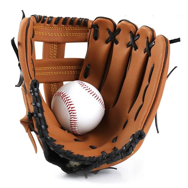 Basebollhandske i Läder för Softball, Utomhussporter, Basebollträning, 1 st