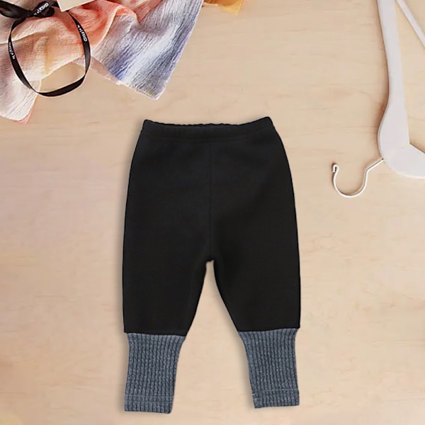 Vauvan erittäin paksu lämpimä fleece-housut vauvan syksy- ja talviplussahousut (harmaa)