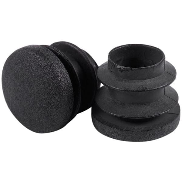 15 stk sorte plastikpropper runde rørindsats rørprop 16 mm