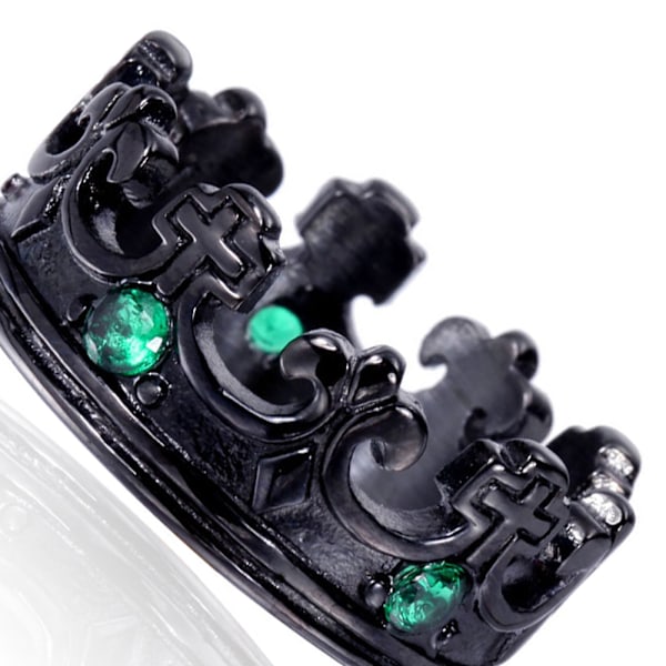 Royal King Knight Crown Ring til mænd